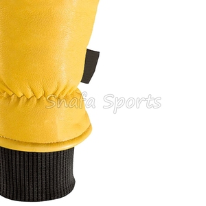 Gants de protection pour les mains en cuir personnalisés, pour adultes et jeunes, avec logo personnalisé - Product Image 6