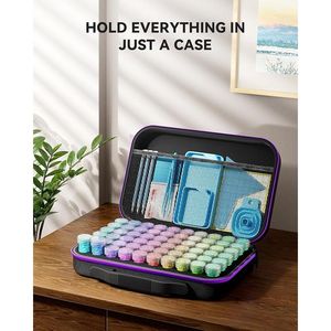 ARTDOT Conteneur de rangement portable à 60 compartiments pour kits de peinture diamant et de perles pour adultes - Product Image 3