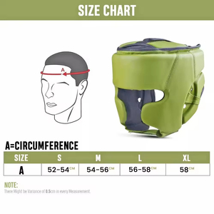 Nuevo Protector de Cabeza para Entrenamiento de Boxeo, MMA y Sanda, de Cuero Vacuno y Espuma EVA, Duradero, Transpirable y Protector - Product Image 6