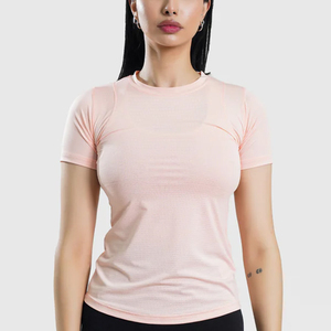 Camiseta de Mujer, el Mejor Diseño, Estilo Nuevo, Manga Corta, Informal, 100% Algodón de Fibra Larga - Product Image 4