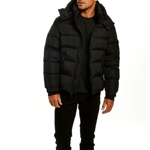 Custom <b>Waterproof</b> OEM Logo Casual Stand Collar Oversized Bubble Shiny <b>Padded</b> Puffy Winter Unisex <b>Jacket</b> - Product Image 3