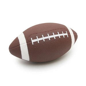 ลูกฟุตบอลรักบี้ขนาดมาตรฐาน FRONT MAN SPORTS ทนทาน เป็นมิตรกับสิ่งแวดล้อม ปรับแต่งสี/โลโก้ได้ สำหรับการฝึกซ้อมระดับมืออาชีพกลางแจ้ง - Product Image 1