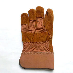 Gants de travail de sécurité en cuir de vachette de haute qualité, respirants et durables, couleurs et tailles personnalisables - Product Image 6