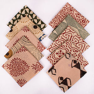 Ensemble de luxe de bandanas carrés en coton imprimé style Bagru pour la promotion en gros, le branding et les voyages, accessoires pour femmes - Product Image 2