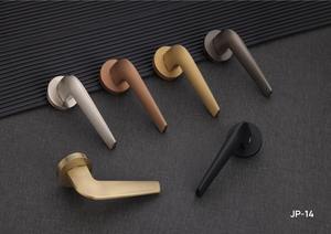 Poignée de meuble silencieuse en alliage de zinc de qualité supérieure, design moderne et minimaliste, ergonomique, pour armoires haut de gamme et décoration intérieure - Product Image 2