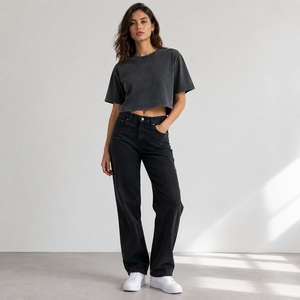 Camiseta de Mujer 2026 de Alta Calidad, Ligera, Vintage, de Algodón Suave, Transpirable, Corte Regular, Ecológica, Antiarrugas y de Secado Rápido - Product Image 1