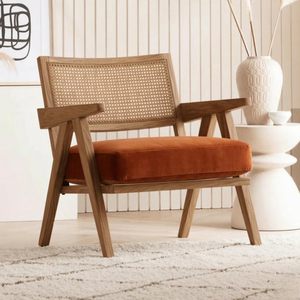 Sillón de Madera de Teca para el Hogar, Dormitorio, Sala de Estar, Comedor, Sala de Recepción |   Ultra Suave y Cómodo para un Uso sin Preocupaciones | - Product Image 2