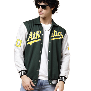 Custom Vintage School College <b>Mens</b> Varisty <b>Jackets</b> Leather sleeves Wool Letterman Crop <b>Varsity</b> <b>Jacket</b> ladies baseball chenille - Product Image 1