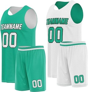 Conjunto de Uniforme de Baloncesto Premium con Impresión de Logotipo, Nombre y Número Personalizados, Tela Transpirable de Secado Rápido para Deportes de Equipo - Product Image 1