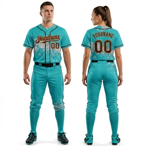 Camiseta de béisbol para jóvenes y adultos, transpirable, tela suave, costuras duraderas, estilo clásico de equipo, para softbol. - Product Image 3