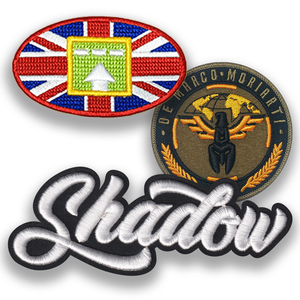 Écussons brodés personnalisés en tissu avec logo, à coudre ou thermocollants pour vêtements, patchs tissés - Product Image 2