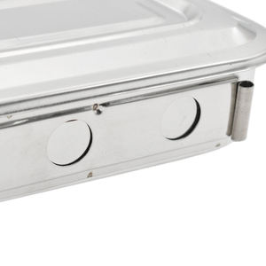Boîte de stérilisation médicale en acier inoxydable, plateau organisateur d'instruments avec couvercle, meilleur plateau stérile pour hôpital 2026 - Product Image 5