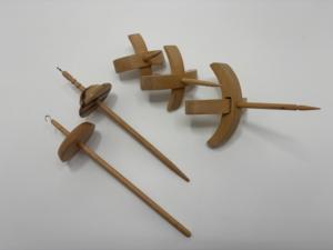 Hiladora turca de madera artesanal y hiladora de caña para hilar hilo, artesanía con fibras y fabricación textil - Product Image 2