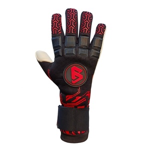 Gants de gardien de but à doigts coupés et enroulés, pour football professionnel, personnalisables OEM, vente en gros, paume en latex premium pour une adhérence optimale - Product Image 2