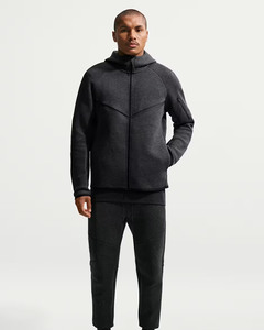 Sweat à capuche en molleton technique à fermeture éclair intégrale pour homme, veste de sport personnalisée, vêtements de sport et streetwear, fabricant - Product Image 1