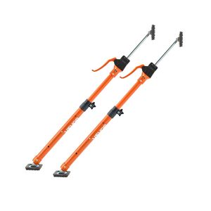 Set di 2 Supporti Telescopici in Acciaio, Regolabili da 25,4-45,3 Pollici, Sistema di Supporto a 3° Mano, Connettori per Armadi, Supporti per Mensole - Product Image 1