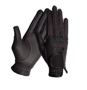 Gants d'équitation professionnels personnalisés OEM, gants en cuir respirants pour le sport, confortables, de qualité supérieure, antidérapants, logo personnalisé - Product Image 1