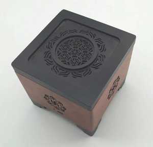 Nouveau brûleur à bakhoor artisanal en bois coloré à motif, pour mariage, usage religieux, parfum aromatique, brûleur d'encens en bois durable, support pour bâtonnets d'encens - Product Image 5