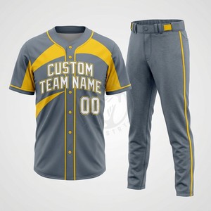 Uniformes de equipo al por mayor de poliéster de alto rendimiento con gráficos sublimados para academias de béisbol estadounidenses, tallas S-XL - Product Image 6