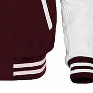New Arrival Men Varsity Jacket Made With Winter Warm Material Regular Length Zipper Style Varsity Jacket - Product Image 3