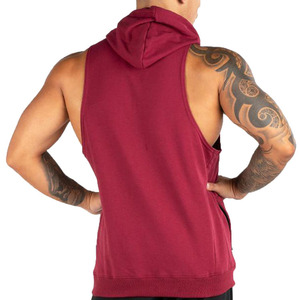 Camiseta sin mangas para hombre, para gimnasio, entrenamiento muscular, chaleco deportivo, ropa deportiva informal, algodón/bambú, antipilling, de secado rápido - Product Image 4
