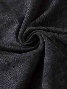 T-shirts pour hommes personnalisés, en coton 100% tricoté, délavé à l'acide, coupe ample, grande taille, avec logo imprimé en sérigraphie, respectueux de l'environnement - Product Image 4
