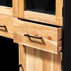 Vitrina Vandana Vesta Prime con Cuatro Puertas, Mueble de Almacenamiento Moderno de Madera Sólida - Product Image 2