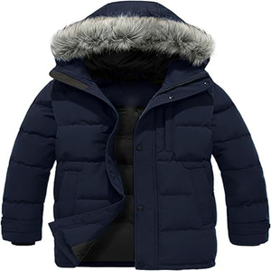 Veste d'hiver pour homme, parka rembourrée chaude, imperméable, à capuche - Product Image 5
