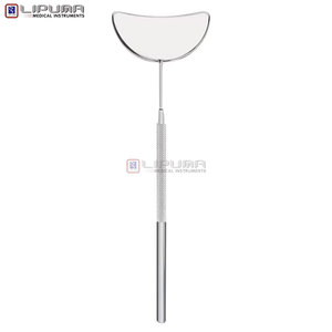 Professional Stainless Steel Lighted Cosmetic <b>Mirror</b> for Eyelash Extensions Non Slip Handle Wide Angle View Artists Beauty - Product Image 4