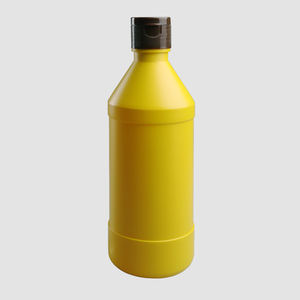 Envase cosmético personalizado amarillo de 500ml, botella de plástico HDPE, líquido y solución, fabricante de Vietnam M0316 - Product Image 2