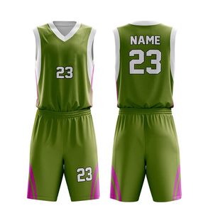 Maillot de basket-ball professionnel unisexe, ensemble d'uniformes personnalisés pour l'été, respirant, 100% polyester, antibactérien, séchage rapide - Product Image 6