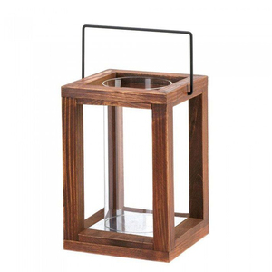 Latest Pattern Home Decorative Metal & Glass Square Shape <b>Top</b> with a Carrying Metal Handle Candle Lantern Home Decor Handmade - Product Image 1