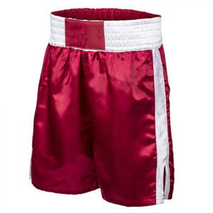 Custom Men's Boxing Shorts with <b>Lace</b> <b>Elastic</b> Waist Solid Pattern Casual Style-Professional MMA & Kickboxing Training Shorts - Product Image 3