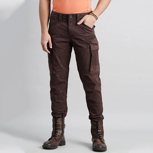 Pantalon cargo en coton léger, style tendance, nouvelle arrivée, qualité supérieure, service OEM ODM, best-seller, streetwear confortable. - Product Image 1