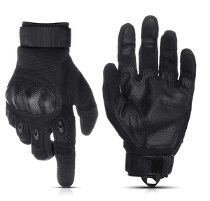 Guantes de Cuero Negros de Invierno Personalizados con Pantalla Táctil Completa, Antideslizantes, para Motocicleta, Resistentes a Impactos, Impermeables y Ligeros - Product Image 2