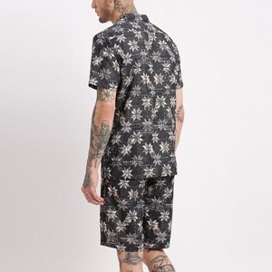 Producto en Oferta, Conjunto de Camiseta y Pantalones Cortos de Verano para Hombre, Tallas Grandes, 2026, Conjunto Deportivo de Algodón para Hombre - Product Image 3