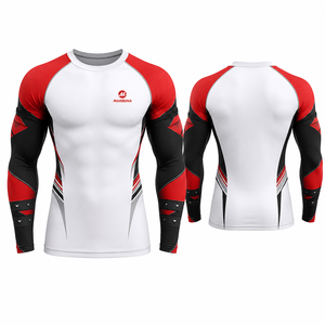 Custom Full Sleeve <b>Compression</b> <b>Shirt</b> <b>Men</b> Sports Base Layer Gym Fitness Rash Guard OEM ODM Manufacturer - Product Image 1