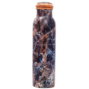 Bouteille d'eau en cuivre tendance, design écologique, logo personnalisé, bouteille unisexe pour améliorer la santé, extraordinaire - Product Image 2