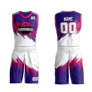 2025 conception personnalisée basket-ball maillot uniforme Shorts ensemble haute qualité Sublimation imprimé respirant vêtements de sport en gros - Product Image 5