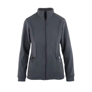 Blouse médicale à manches longues pour homme avec logo personnalisé, de haute qualité, fermeture éclair sur le devant, extensible, uniforme d'hôpital pour homme - Product Image 4