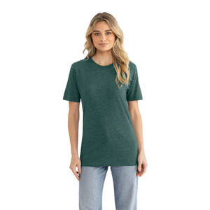 T-shirt unisexe en suédine à col rond Next Level Apparel, t-shirt unisexe premium mélangé pour femmes - Product Image 1