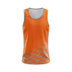 Chaleco Deportivo Personalizado sin Mangas, Sublimación con Impresión en Degradado, Pantalones Cortos a Juego, Transpirables, que Absorben la Humedad, de Poliéster, Unisex - Product Image 2