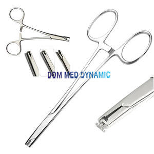 เครื่องมือเจาะร่างกายคุณภาพสูง ทำจากสแตนเลสสตีลขัดเงาอย่างดี คีมจับเดอร์มอลแองเคอร์ คีมผ่าตัดความแม่นยำสูง - Product Image 2