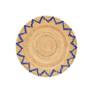 Ratán Ecológico de Alta Calidad, Diseño Clásico en Zig Zag, 400 mm de Diámetro, Tejido a Mano, Color Personalizado, Reutilizable, Duradero, No Tóxico - Product Image 2