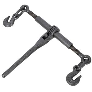 Set di 4 Cinghie di Ancoraggio a Cricchetto G70 Nere, Resistenti, Capacità di Carico 5400 libbre, Lunghezza Regolabile, 5/16'' e 3/8'' - Product Image 5