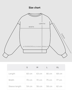 Boxy Fit Ras Du Cou Femmes Sweat À Capuche Fabricants Personnalisé Casual Sportif Mode Plaine Sweat À Capuche Sweat - Product Image 6