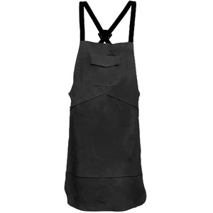 Heavy-Duty Heat Spark Resistant Sleeveless Cowhide Split Leather Welding <b>Apron</b> High Quality Industrial Safety Protective Durable - Product Image 6