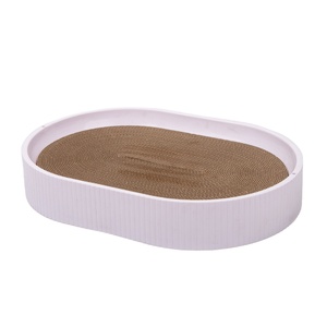 Tempat tidur kertas bergelombang ruang tamu <span class=keywords><strong>Post</strong></span> goresan kucing stok pabrik - Product Image 1