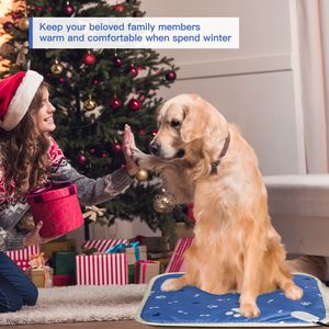 Almohadilla Eléctrica Calefactora para Mascotas, Manta Impermeable para Perros y Gatos con 9 Niveles y 4 Ajustes de Temporizador, Funcionamiento Constante - Product Image 6