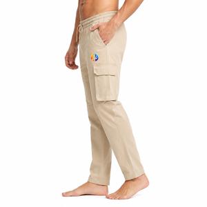 comfortable <b>men</b> cargo <b>trouser</b> with functional utility pockets durable fabric flexible fit and practical style for active daily - Product Image 4
